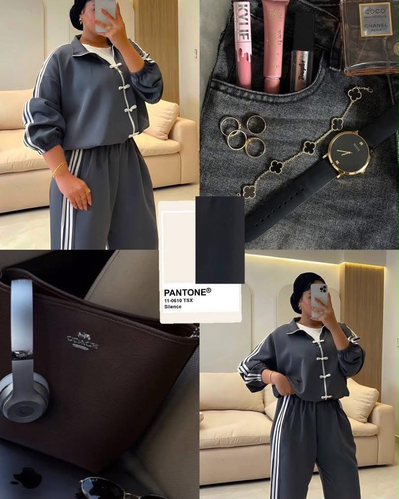 سوت نابليون باللون الرصاصي